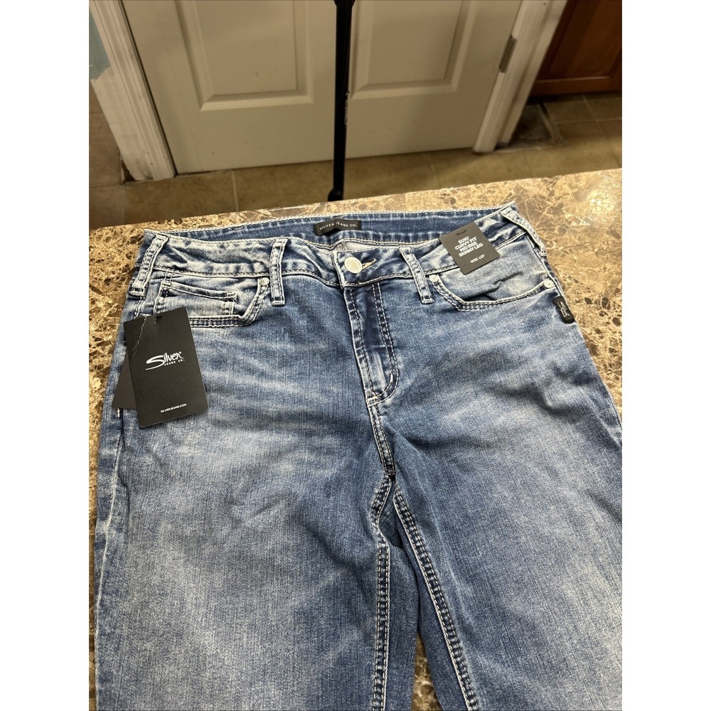 Silver Suki Women's Jeans 32x27 Curvy Fit Skinny Leg Mid Rise Msrp 89.00 - Picture 3 of 15